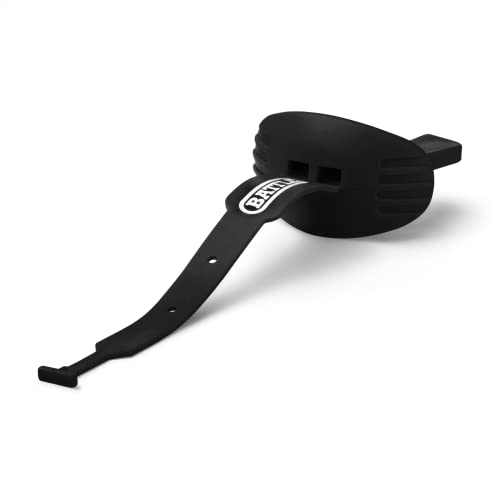 Speed Football Mouthguard with Strap - Superior Airflow & Breathability, Black