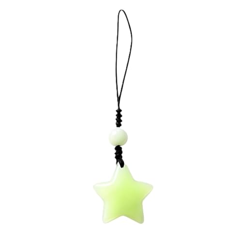Glow in The Dark Star Keychain Unisex Bag Charm & Pendant Accessory