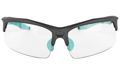 Walker's Game Ear Teal Shooting Glasses Razor Slim Electronic Muff - Teal