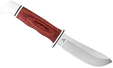 Buck Knives 103 Skinner Fixed Blade Hunting Knife, 4" Stainless Steel Blade with Leather Sheath