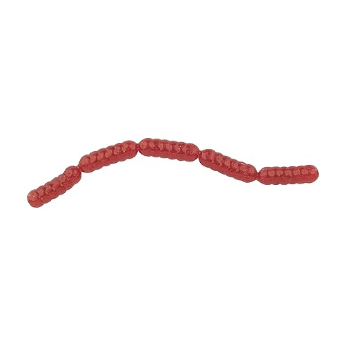 Fishing Soft Plastic Bait - Red Wiggler PowerBait Wigglers for Panfish