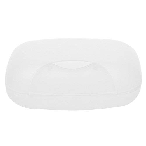 2 Pcs Plastic Soap Case Holder Container Box for Travel Camping Hiking Black & Clear