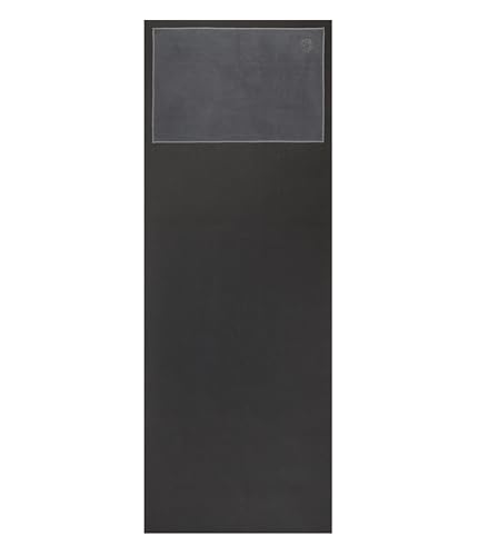 Manduka Microfiber Yoga Hand Towel - Midnight, 16 x 24 inches, Thunder Variant