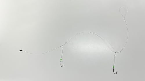 Hi-Lo Saltwater Fishing Rig with 2/0 Octopus Hooks - 6 Pack
