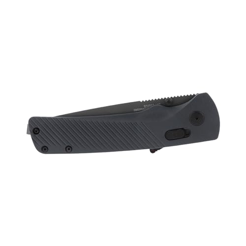 SOG Flash AT Daily Carry Ambidextrous Straight Pocket Folding Knives, Ergonomic Handle & Deep-Carry Clip, D2 Steel Blade