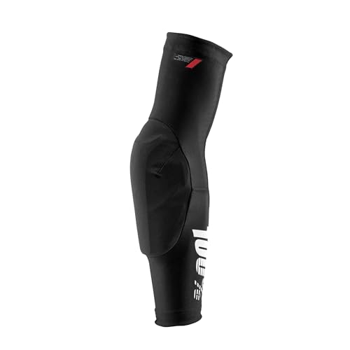 100% Teratec Mountain Biking Elbow Pad - MTB & BMX Protection - Ultralight Nylon Slip On Sleeve with Built in Padding