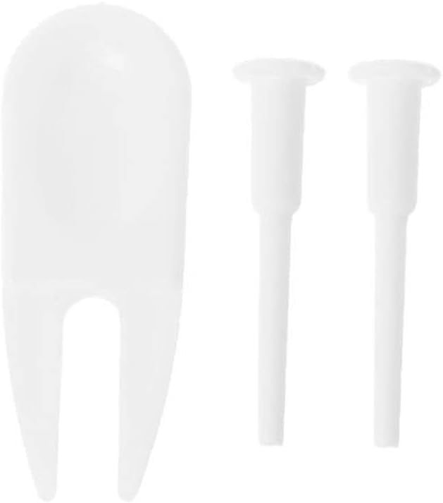 GANPUB 3Pcs/Bag White Ball Fitness Exercise Ball Air Stopper, Exercise Ball Plug Replacement Kit,Exercise Balls and Accessories，Exercise Balls and Accessories