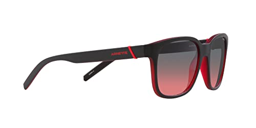 ARNETTE Sunglasses AN 4320 286977 Surry H Matte Black/Transp Red