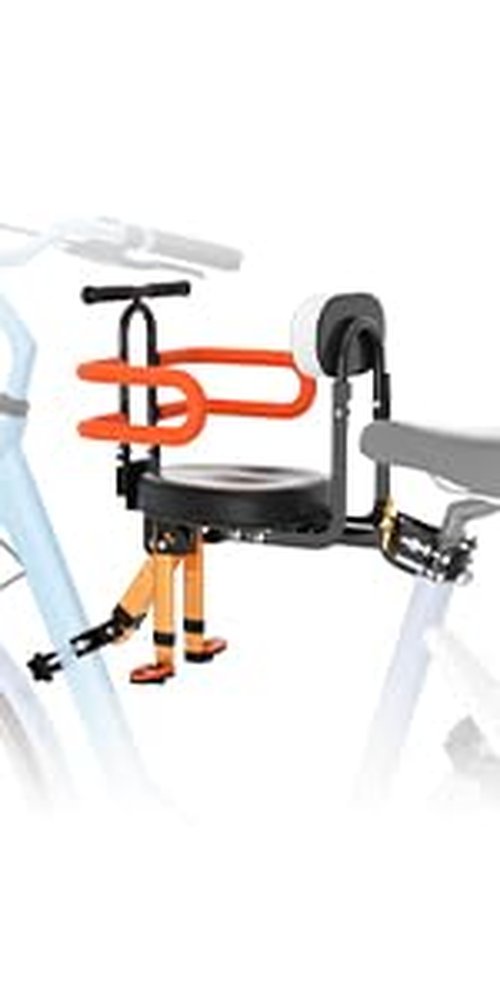 OUSEXI Child Bike Seat Front Mounted,Retractable Toddler Bike Seat Suitable for Children 2~6 Years
