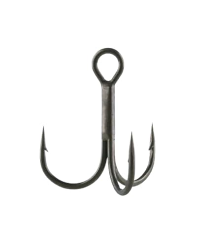 BKK UVO Freshwater Treble Hook 1/0 with Ultraviolet Coating and Needle Point - Variation: 1/0# / Multi