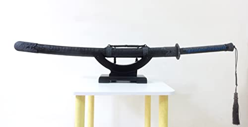 Sword Stand Display Katana Samurai Bend - Wooden Holder for Collectible Swords