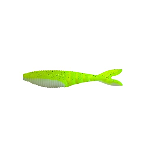 Gary Yamamoto Zako Swimbait - Chartreuse Shad 6 Pack, 4 Inches