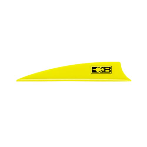 Bohning X3 Vane, 3", Neon Yellow, 36pk