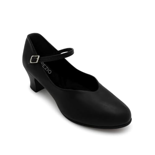 Capezio Women's Jr. Footlight Character Shoe,Black,9 M US
