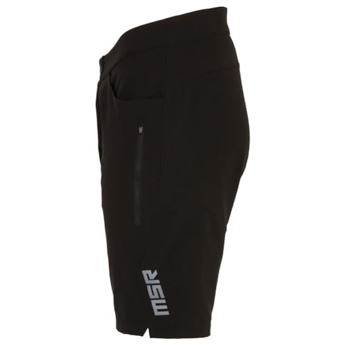 MSR MTB Rush Shorts - 34 Inch Waist, Black - Cycling & Mountain Biking Gear