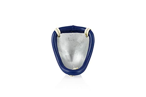 Fairtex Steel Groin Cup Muay Thai Kickboxing Protection Blue Medium