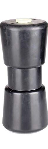 Heavy Duty Boat Trailer Roller 8 Inch Rubber Shaft Keel Black