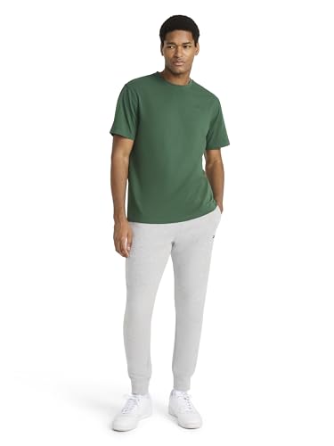 Men's Lightweight Stretch Cotton Crewneck T-Shirt - Medium Pineneedle Vector Embroidery