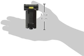 Coast HX4 80 Lumen Dual Color (White & Red) Magnetic LED Clip Light with Beam Rotation, black