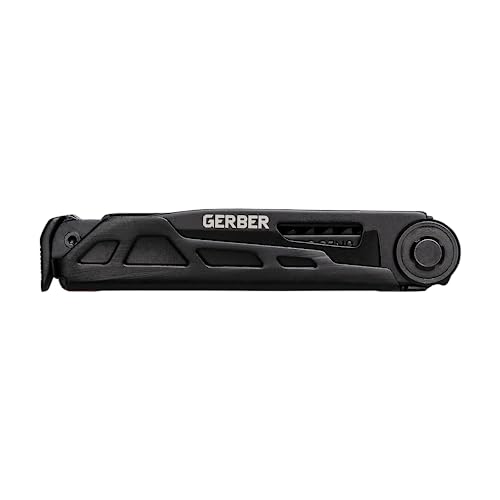 Gerber Gear Armbar Trade 8-in-1 Pocket Knife EDC Multitool with Blade, Pry Bar, and Hammer for Camping, Burnt Orange