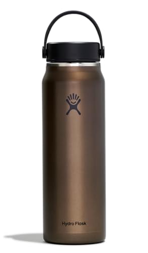 Lightweight 32 Oz Trail Series Water Bottle with Wide Flex Cap - Obsidian