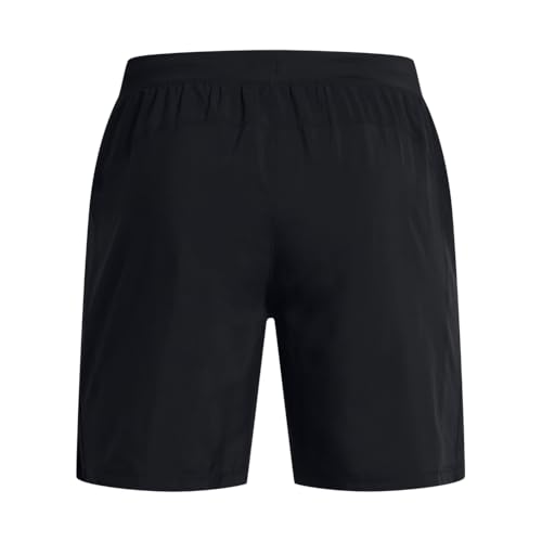 Under Armour Launch Stretch Woven 7'' Shorts - Medium, Black, Reflective