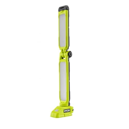 RYOBI 18V ONE+ LED Workbench Shop Light 18 Volt Flashlight, Green