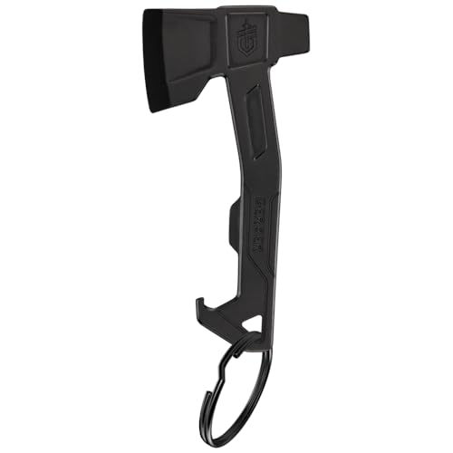 Gerber Gear Hatchet Keychain 3-in-1 Multitool, Clips to Pocket or Keychain with Bottle Opener, Flathead Driver, Package Opener, EDC Gear for Everyday Carry