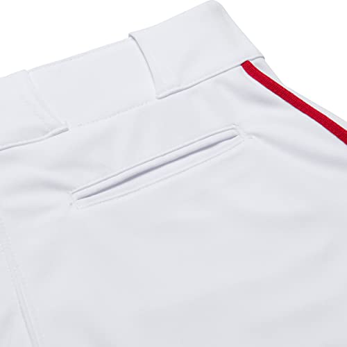 Champro Men's Triple Crown Baseball Pant Knickers White Scarlet Pipe X-Large