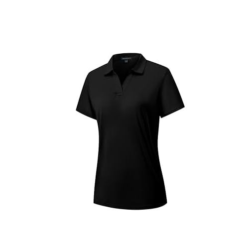Women's Polo Shirts Short Sleeve Quick Dry UPF 50+ Sun Protection Business Casual Collared Shirt Tennis Golf Shirt Work Tops