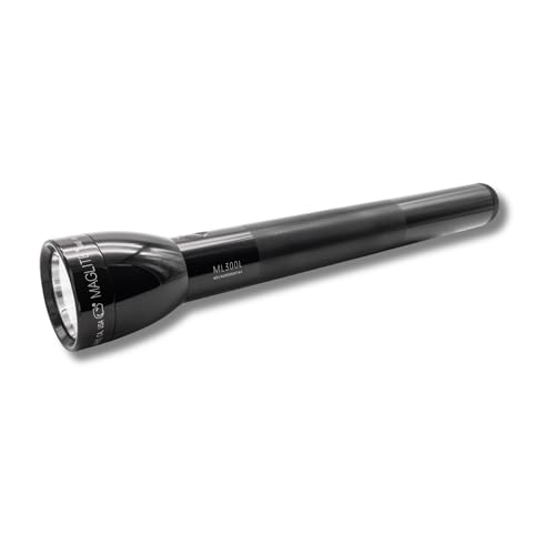 MagLite ML300L 4D LED Flashlight ? 1002 Lumens, Long Runtime, Adjustable Beam, Water-Resistant, Aluminum Body ? Black