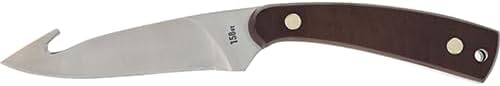 Old Timer 158OT Guthook Skinner 7.3in High Carbon S.S. Full Tang Fixed Blade Knife with 3.5in Blade and Sawcut Handle for Outdoor, Hunting and Camping