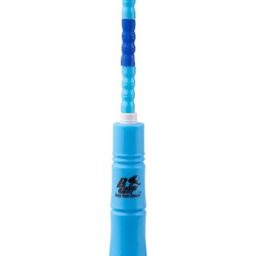 Buddy Lee Beaded Jump Rope - Blue Adjustable Fitness Skipping Rope for Adults