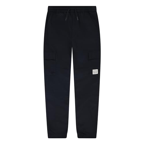 Kids Cargo Jogger Pants Large Black - Unisex Children's Activewear