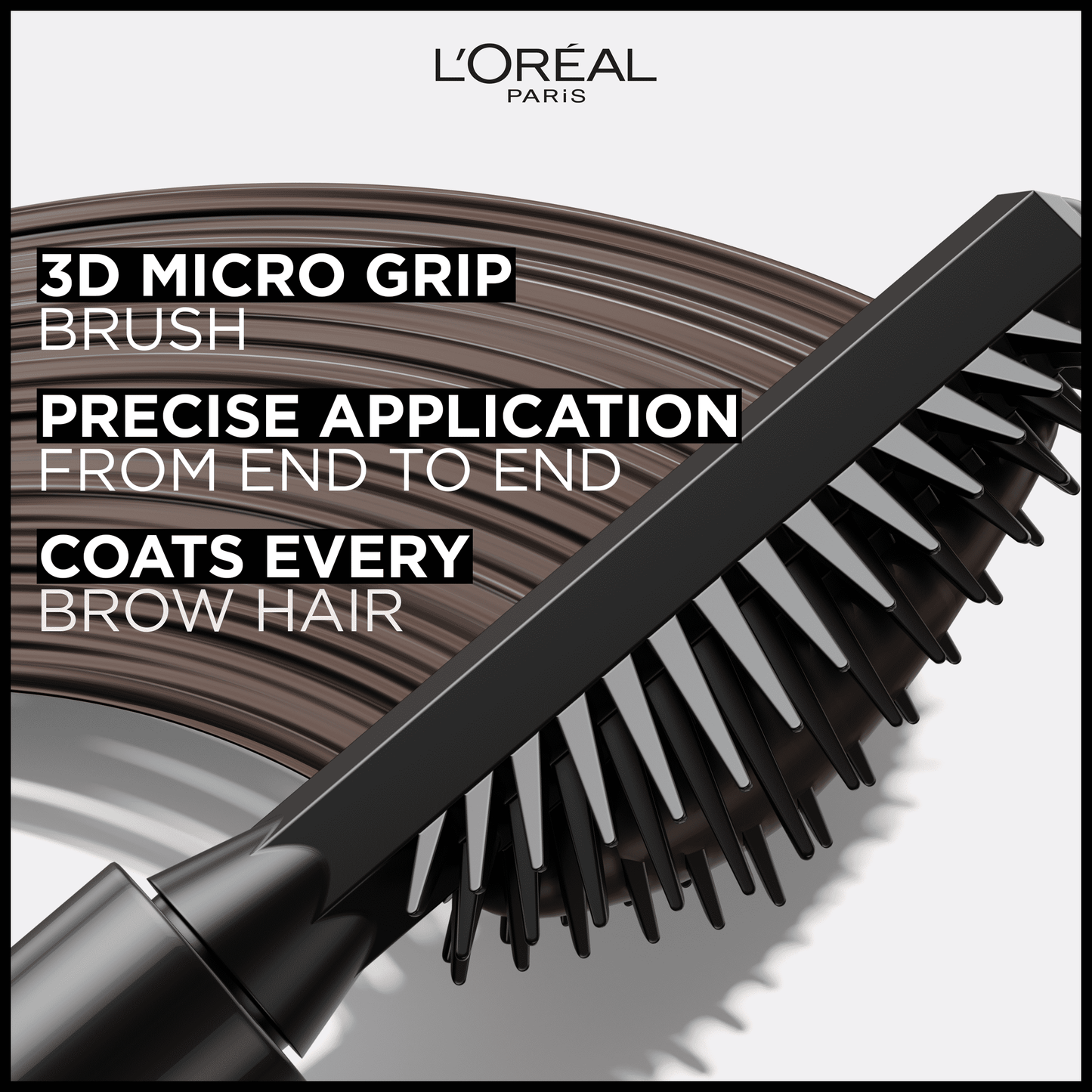 L'Oreal Paris Infallible 24H Wear Brow Mascara | Volumizing | Brunette