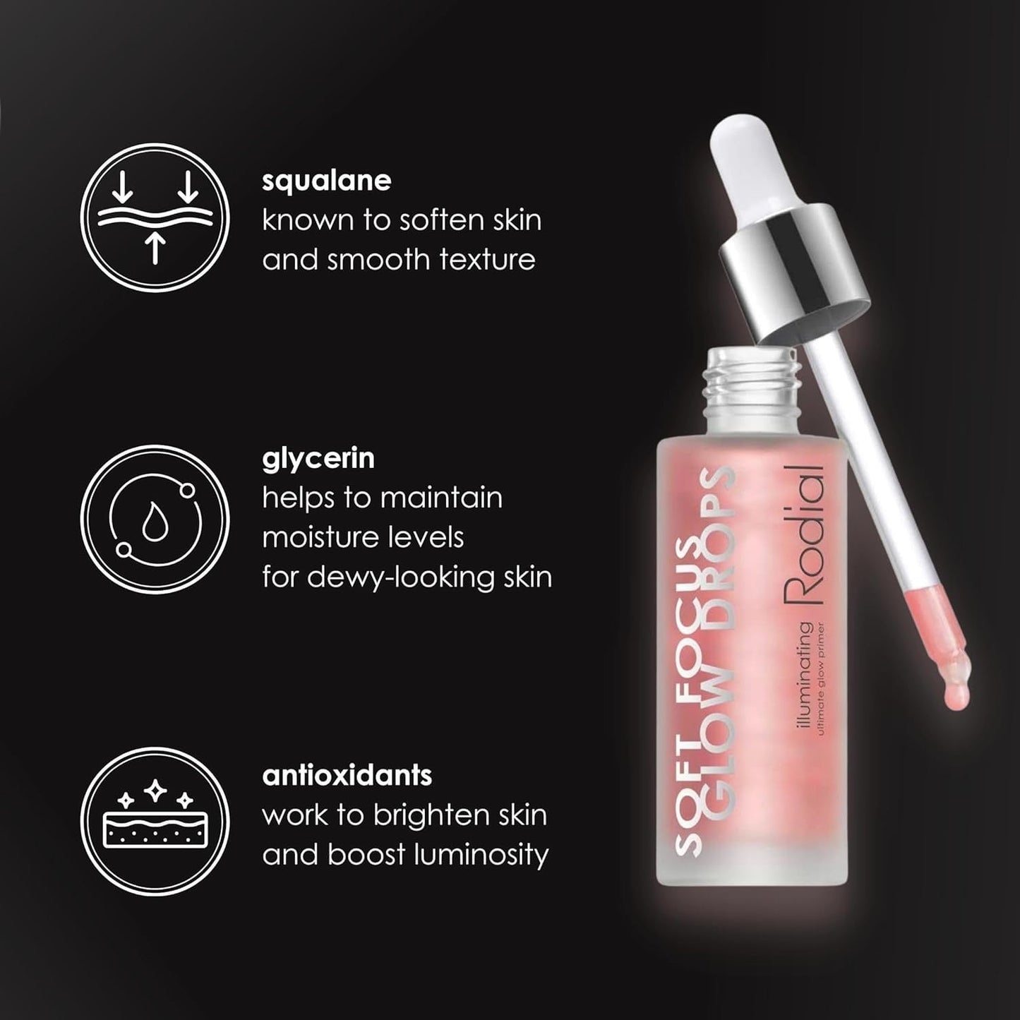 Rodial Soft Focus Glow Drops | 30ml | Radiant Skin Enhancer