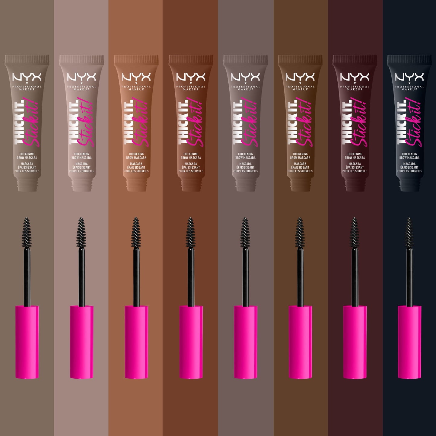 Thickening Brow Gel | NYX Professional Makeup | Taupe | Long-Lasting Hold