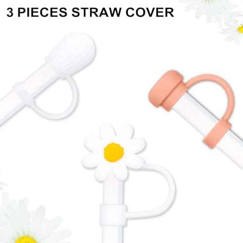 Boot and Straw Cover Set - 2pcs Silicone Boot, 3pcs Straw Cap, Bottom Protector for Stanley Cup H2.0 30oz & 40oz, Exact Color Match with Stanley, Accessories