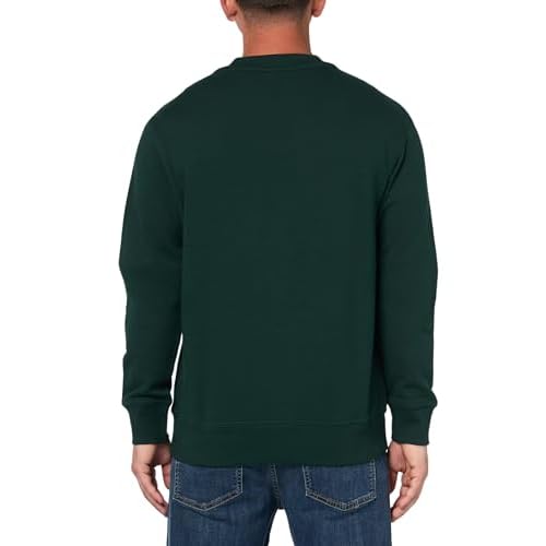 BOSS Men's Bold Logo French Terry Crew Neck Sweatshirt