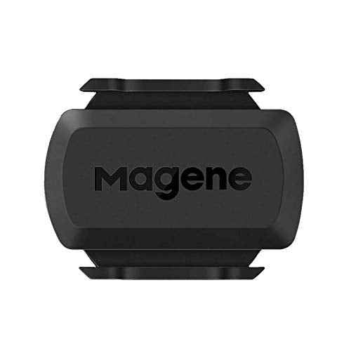 Magene Outdoor/Indoor Speed/Cadence Sensor for Cycling, Wireless Bluetooth/Ant+ Bike Computer RPM Sensor for Road Bike or Spinning Bike and Trainers Compatible with Onelap, Wahoo Fitness, Zwift, Strava