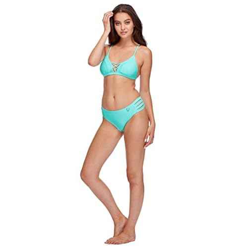 Body Glove Women's Smoothies Nuevo Contempo Solid Full Coverage Bikini Bottom Swimsuit