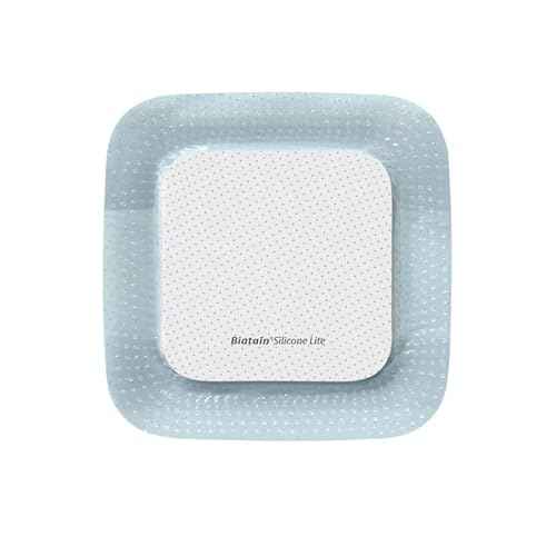 Biatain Silicone Foam Dressing 3 x 3, Pad Size 1.38 x 1.38 (Box of 10 Each) by Coloplast