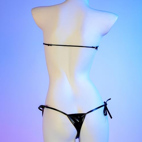 JasmyGirls Goth Micro Bikini String Mini Bathing Suit Tiny Thong Swimsuit Swimwear