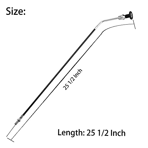 Golf Cart Choke Control Cable Replacement for EZGO Gas Models 25.5-Inch