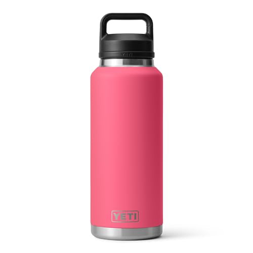 YETI Rambler 46 oz Water Bottle with Chug Cap - Tropical Pink, Vacuum Insulated