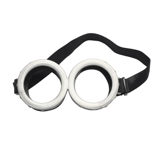 Vintage Steampunk Goggles Glasses Round Cartoon Costume For Cosplay (Glasses)