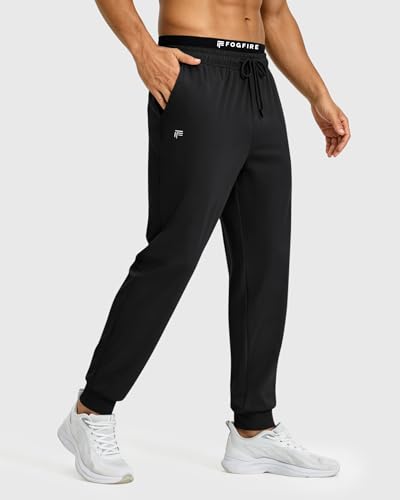Men's Lightweight Joggers with Zipper Pockets - Breathable Activewear Pants