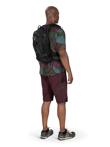 Osprey Raptor 14L Men's Biking Backpack with Hydraulics Reservoir, Black