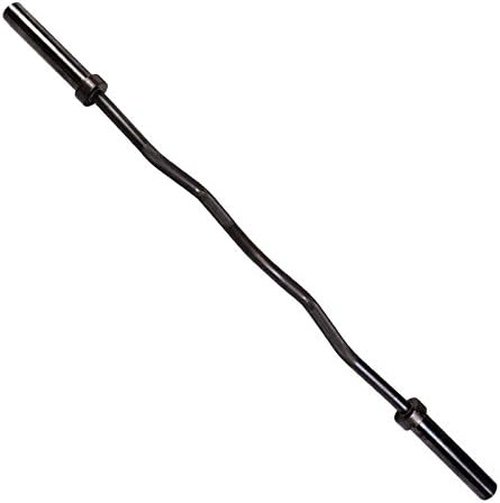 CAP Barbell 2-Inch Deluxe Curl Bar, Black, 57-Inches