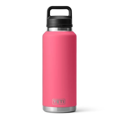 YETI Rambler 46 oz Water Bottle with Chug Cap - Tropical Pink, Vacuum Insulated